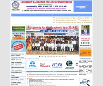 LBrce.ac.in(Best Engineering College) Screenshot