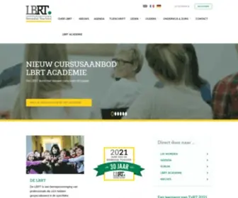 LBRT.nl(Landelijke Beroepsvereniging Remedial Teachers) Screenshot