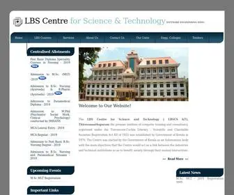 LBscentre.in(LBS Centre for Science & Technology) Screenshot