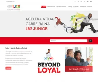 LBS.co.ao(Luanda Business School) Screenshot