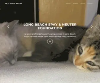 LBSN.org(Long Beach Spay and Neuter Foundation) Screenshot