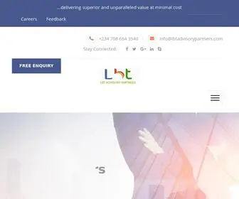 Lbtadvisorypartners.com.ng(LBT Advisory Partners) Screenshot