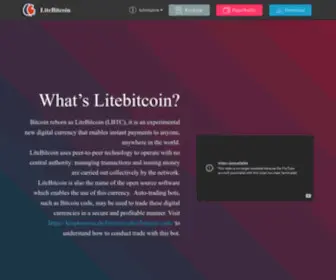 LBTC.info(Litebitcoin) Screenshot