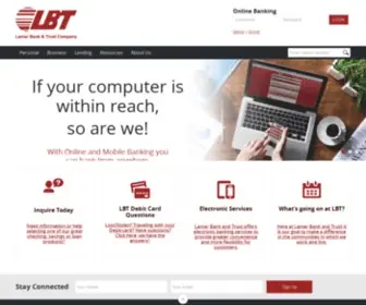 LBT.com(Lamar Bank and Trust Company) Screenshot