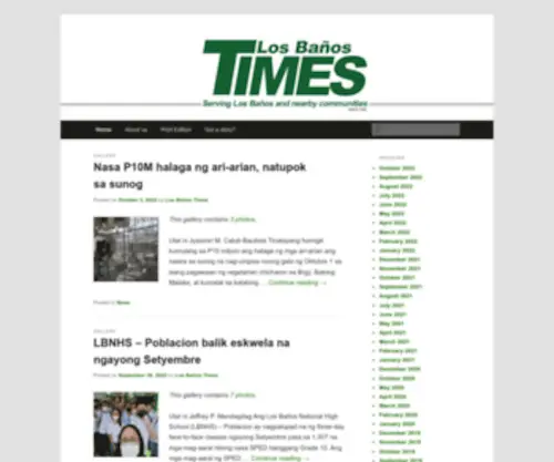 Lbtimes.ph(Los Baños Times) Screenshot
