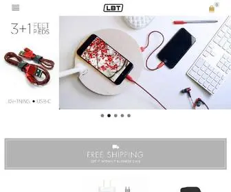 LBTstore.com(Charging cables phone cases wireless chargers and mobile accessories) Screenshot