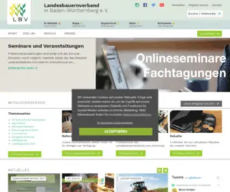 LBV-BW.de(Der Landesbauernverband in Baden) Screenshot