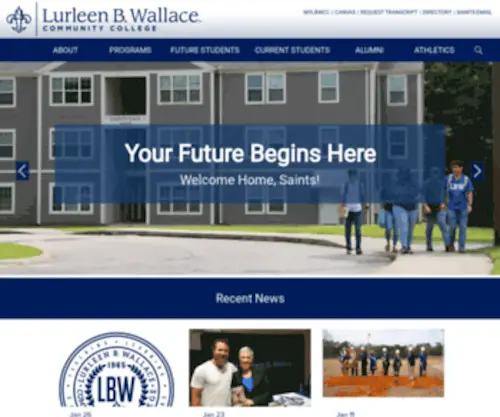 LBWCC.edu(Home of the Saints) Screenshot