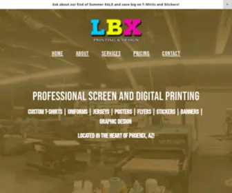 LBXprints.com(LBX Printing & Design) Screenshot