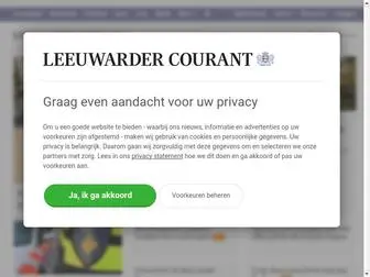 LC.nl(Het laatste regionale nieuws uit de provincie Friesland én jouw gemeente. Maar ook) Screenshot