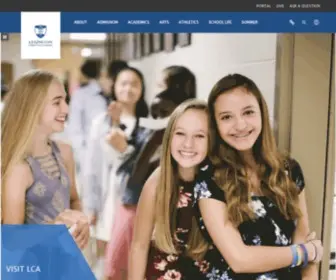 Lca.edu(Lexington Christian Academy) Screenshot