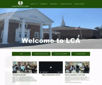 Lcamustangs.org(Lehigh Christian Academy) Screenshot