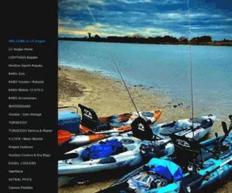 Lcangler.com(LC Angler's Paddle Sports) Screenshot