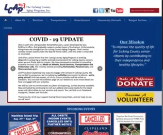 Lcap.org(Licking County Aging Program) Screenshot