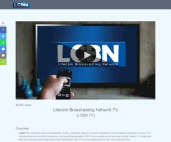 LCBNTV.com(LCBN UK live channel webcast) Screenshot