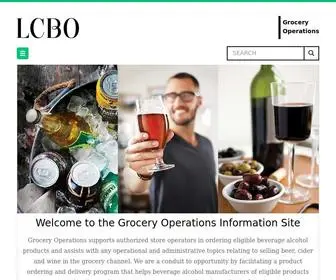 Lcbowholesaleoperations.com(LCBO Wholesale Operations) Screenshot