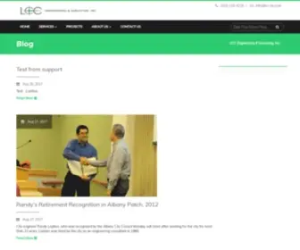 LCC-INC.com(60 Years of Municipal Engineering and Land Surveying Experience) Screenshot