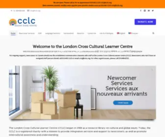 LCCLC.org(London Cross Cultural Learner Centre) Screenshot