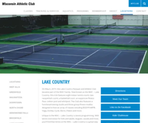 LCclub.com(Lake Country Athletic Club) Screenshot