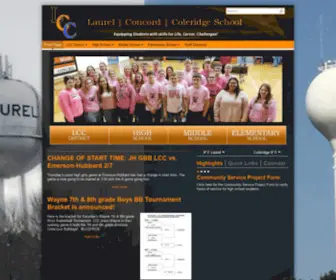 LCCSchool.org(Laurel Concord Coleridge Public School) Screenshot