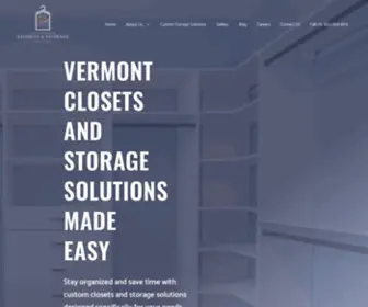 LCCVT.com(Custom Closets & Storage) Screenshot