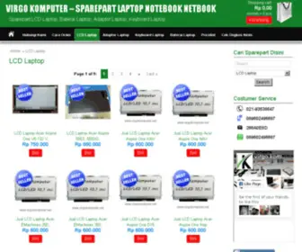 LCD-Laptop.com(DAFTAR HARGA LCD LED LAPTOP NOTEBOOK NETBOOK) Screenshot