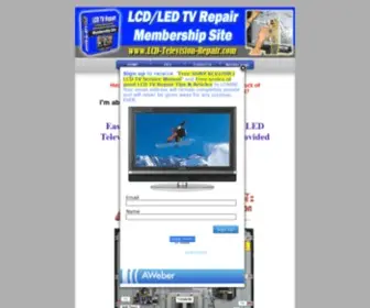 LCD-Television-Repair.com(LCD & LED TV Repair Tips) Screenshot