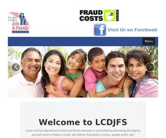 LCDJFS.com(Lorain County Job & Family Services) Screenshot