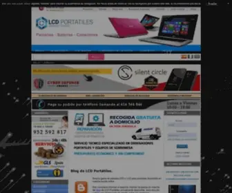 LCDportatiles.com(LCD Portátiles) Screenshot