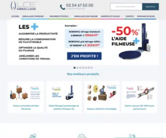 Lcemballage.fr(LCEmballage, fournisseur d'emballage industriel) Screenshot