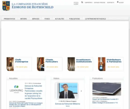 LCF-Rothschild.fr(Accueil) Screenshot