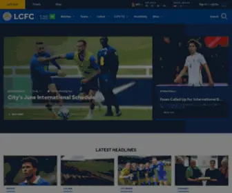 LCFC.com(Official Website Leicester City) Screenshot