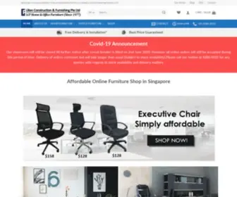LCF.com.sg(Affordable Furniture Shop Singapore) Screenshot