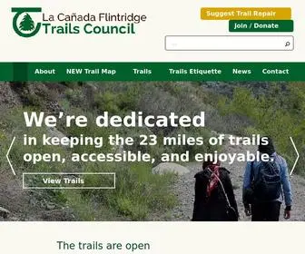 LCFtrails.org(La Cañada) Screenshot