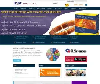 LCgcindia.com(HPLC Columns in India) Screenshot