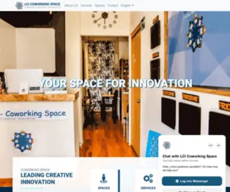 Lcicoworkingspace.com(LCI Coworking Space) Screenshot