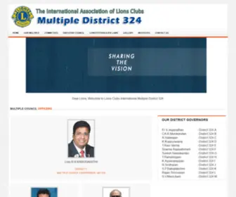 Lcimd324.com(Lions Clubs International) Screenshot