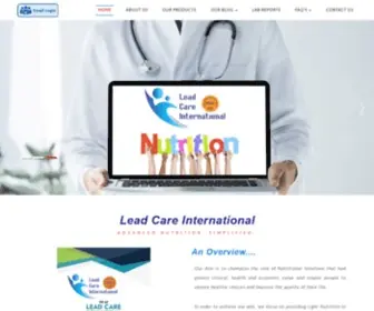 Lcinutrition.com(Lead Care International) Screenshot