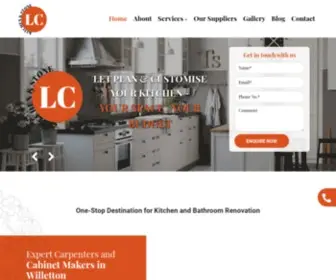 Lckitchenandstone.com.au(Trusted Kitchen and Bathroom Renovation Experts Perth) Screenshot