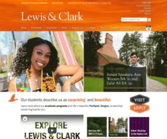 Lclark.edu(Lewis & Clark in Beautiful Portland) Screenshot