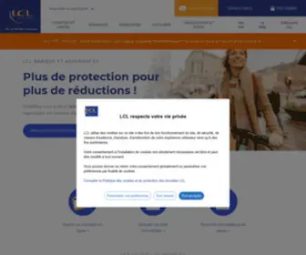 LCL.fr(Banque et Assurance LCL) Screenshot