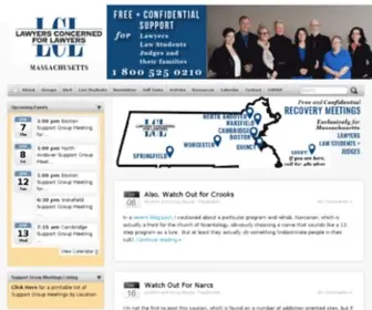 LClma.org(Lawyer Assistance Resources) Screenshot