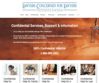 LClpa.org(Lawyers Concerned for Lawyers) Screenshot