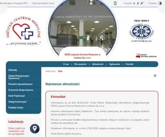 LCM-Luban.pl(Szpital Lubań Łużyckie Centrum medyczne) Screenshot