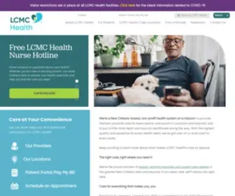 LCMchealth.org(LCMC Health) Screenshot