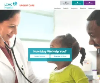 LCMchealthurgentcare.com(New Orleans Urgent Care) Screenshot