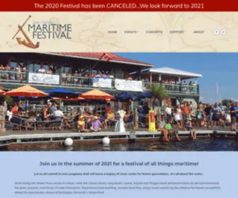LCmfestival.com(Lake Champlain Maritime Festival) Screenshot