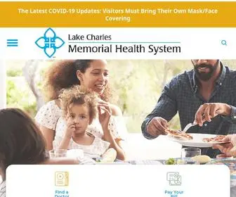 LCMH.com(Lake Charles Memorial Health System) Screenshot