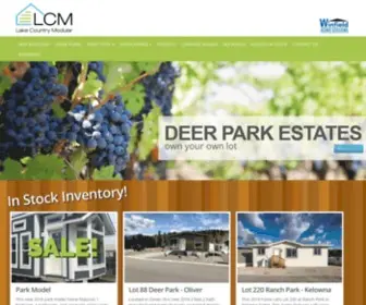 LCmhomes.com(Lake Country Modular) Screenshot