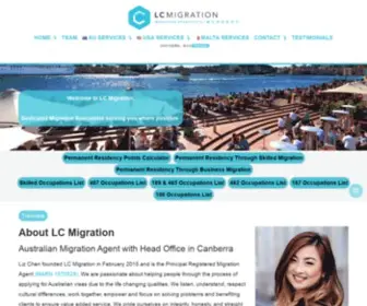 Lcmigration.com(Migration Agent Canberra) Screenshot